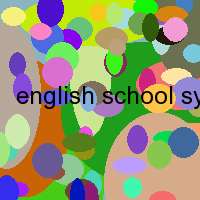 english school system